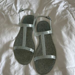 Stuart weitzman mellie jelly sandal 8